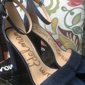 Sam Edelman ankle strap high heeled sandals